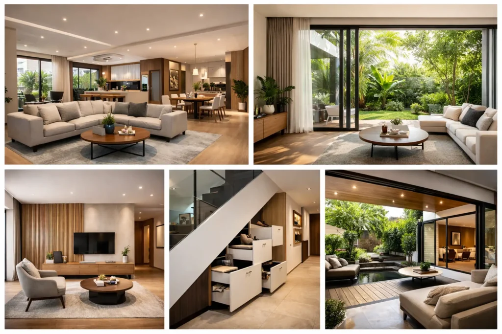 modern landed house interior in Singapore